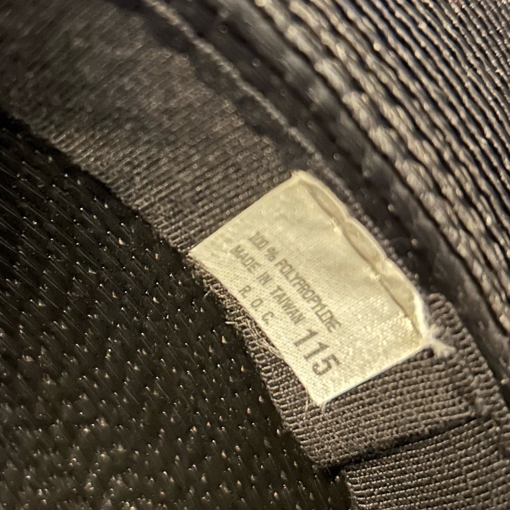 Vintage Black Straw Wide Brim Hat - Picture 9 of 9